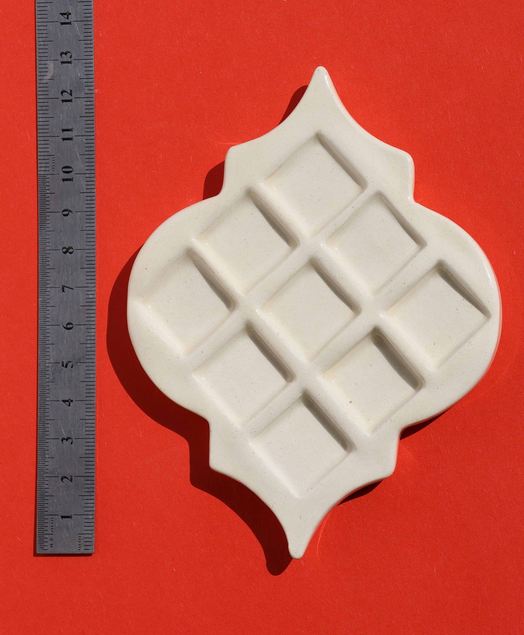 Mosaïque Gauffrier — 12.5 cm x 9.5 cm x 9 cases - vue 3