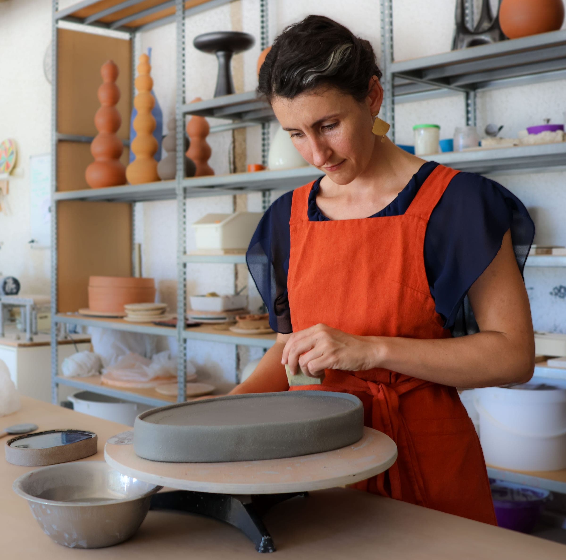 Charlotte Leroux artiste à l'Atelier des Potiers Aix en Provence - vue 1